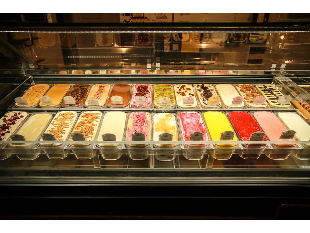 یخچال بستنی ویترینی